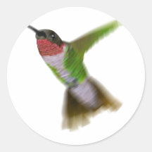 Colibri de vol autocollants