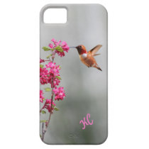 Colibri et fleurs de vol coques case-mate