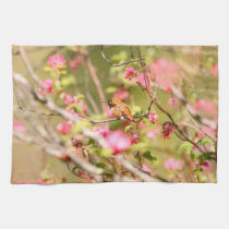 Colibri et fleurs Rufous linges de cuisine