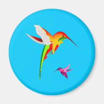 Colibris de vol aimant pour réfrigérateur