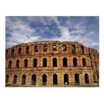 Colisé dans Thysdrus, EL Djem, Tunisie Cartes Postales