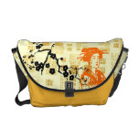 Collage asiatique vintage besace