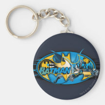 Collage classique de logo de Batman Porte-clef