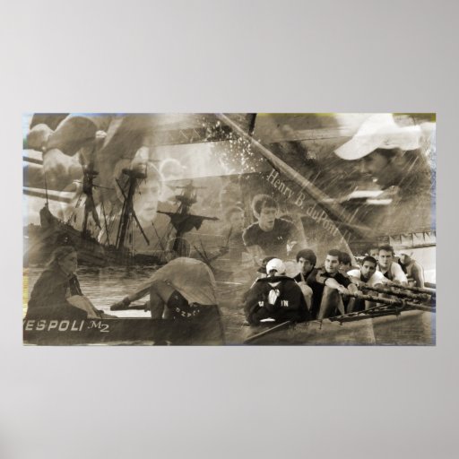 Collage d'aviron avec du nickel de Kalmar Affiches