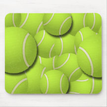 COLLAGE DE BALLE DE TENNIS TAPIS DE SOURIS