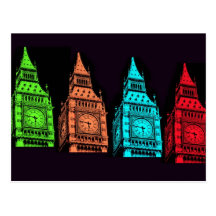 Collage de Big Ben Carte Postale