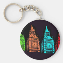 Collage de Big Ben Porte-clefs