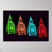 Collage de Big Ben Posters