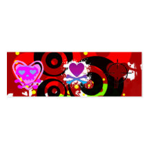 COLLAGE DE COEUR ! CARTES DE VISITE PERSONNELLES