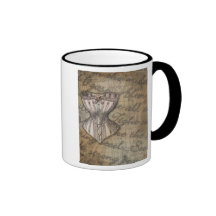 Collage de corset tasse à café