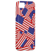 Collage de drapeau américain coques iPhone 5 Case-Mate