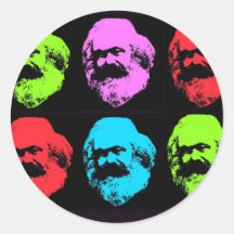 Collage de Karl Marx Autocollants