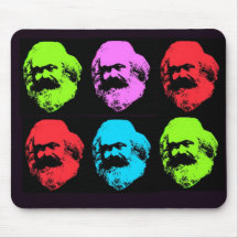 Collage de Karl Marx Tapis De Souris