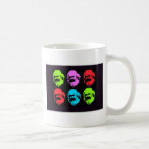 Collage de Karl Marx Tasses
