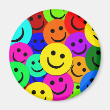 COLLAGE DE SMILEY AIMANT POUR RÉFRIGÉRATEUR