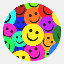 COLLAGE DE SMILEY AUTOCOLLANTS