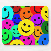 COLLAGE DE SMILEY TAPIS DE SOURIS
