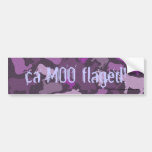 Collage de vache à CaMOOflage dans le pourpre Adhésifs Pour Voiture