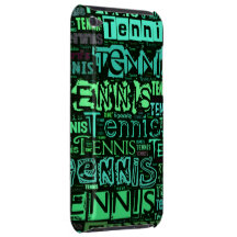 Collage des textes de tennis étuis barely there iPod