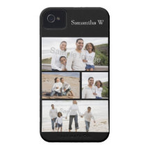 Collage fait sur commande de photo coques Case-Mate iPhone 4