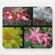 Collage Mousepad de beauté de natures Tapis De Souris