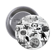 Collage numéro 2 de Steampunk Badges Avec Agrafe