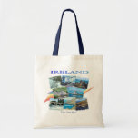 COLLAGE PITTORESQUE de l'IRLANDE - huit conception Sacs En Toile