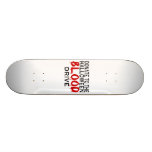 Collecte de sang de Halloween Plateaux De Skateboards Customisés