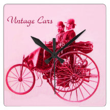 Collecte vintage de voitures horloge