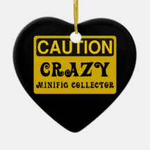 COLLECTEUR FOU de la PRÉCAUTION MINIFIG par Chille Ornement