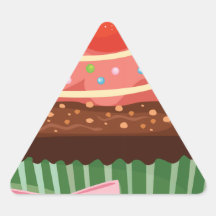 Collection 2013 de petit gâteau - petit gâteau 001 sticker en triangle