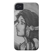 Collection blanche noire de N par MS6108 Étui iPhone 4
