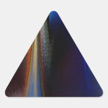 Collection bleue de mariage de tapisserie autocollants en triangle