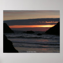 Collection centrale de côte de l'Orégon Posters