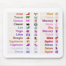Collection d'ASTROLOGIE Tapis De Souris