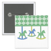 Collection de carrousel de bébé badges