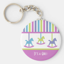 Collection de carrousel de bébé porte-clef