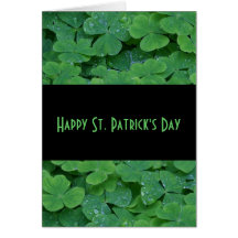Collection de jour de St Patricks Cartes De Vœux