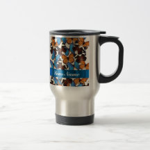 Collection de papillon tasse