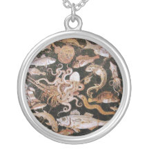 COLLECTION DE POMPEII/OCÉAN - SCÈNE DE VIE MARINE PENDENTIFS