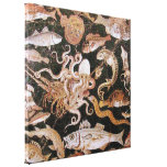 COLLECTION DE POMPEII/OCÉAN - SCÈNE DE VIE MARINE TOILES TENDUES