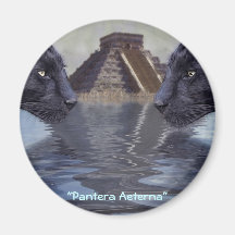 Collection du Mexique de panthère noire Magnets