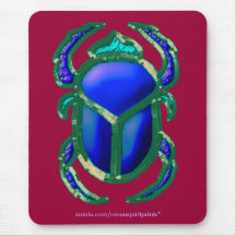 Collection ÉGYPTIENNE de SCARABÉE de SCARABÉE Tapis De Souris