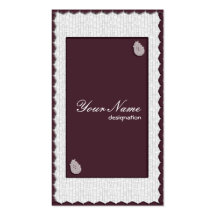 Collection féminine modèles de cartes de visite