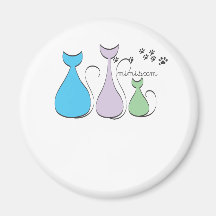Collection Les Trois Chats de mimi.sxm Magnets