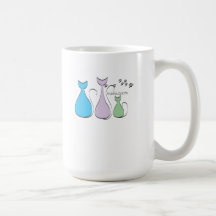 Collection Les Trois Chats de mimi.sxm Tasse