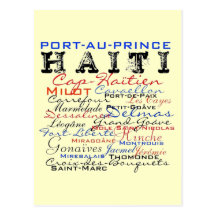 Collection urbaine africaine de coutume du Haïti Cartes Postales