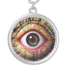 coller grand oeil pendentif
