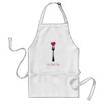 Collez une fourchette dans mon tablier de coeur