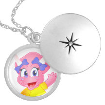 Collier adorable de bande dessinée de Dino de la s